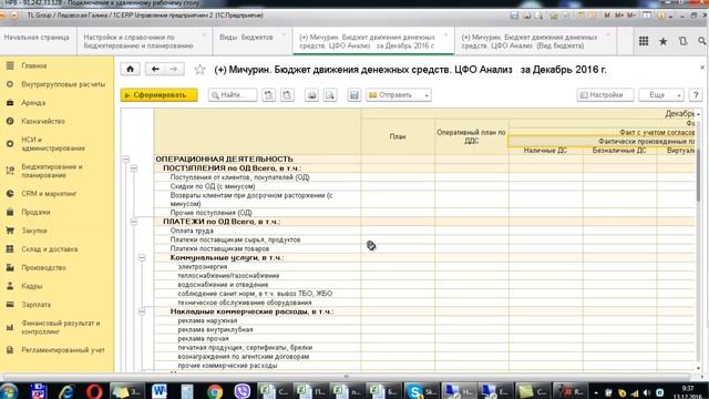 1С ERP Обучение Проектной группы №20. Бюджетирование смотреть онлайн