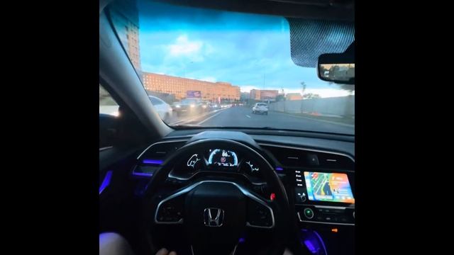 Ambient Light Civic X / контурная постановка салона сивик 10