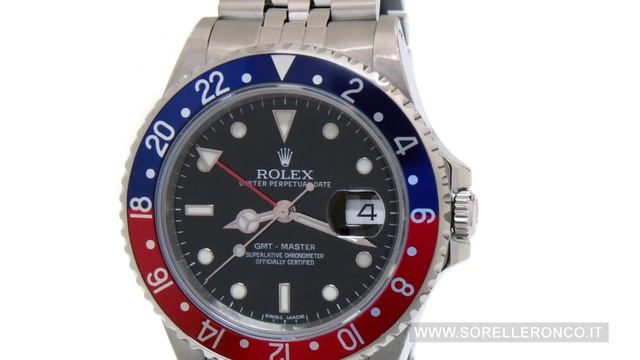 Rolex GMT Master Pepsi 40mm Jubilee 16700 смотреть онлайн