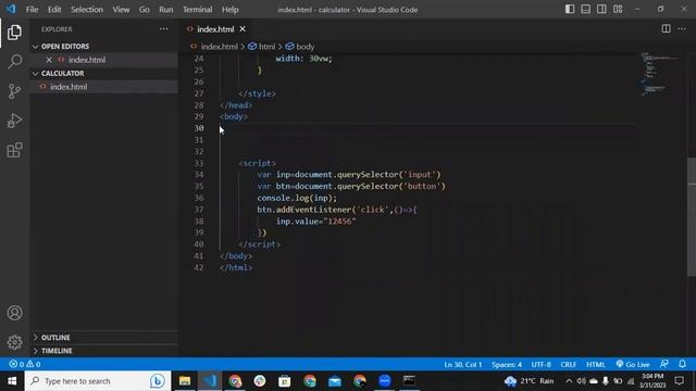 HOW TO MAKE A Calculator | calculator in JS | How to make calculator using Html,css ,Js | dom cours смотреть онлайн
