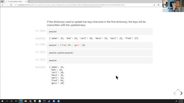 Stats 21 Lesson 3-2 Dictionaries in Python смотреть онлайн