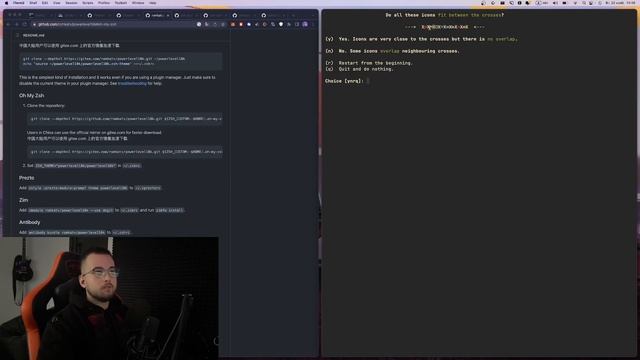 Настройка терминала для программиста | iTerm2, Oh My Zsh, powerlevel10k смотреть онлайн