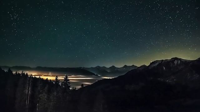 Starry sky and beautiful music for relax / Звездное небо и красивая музыка для расслабления ⭐ смотреть онлайн