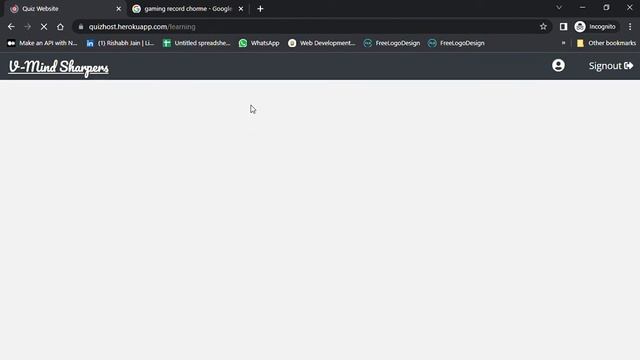 Quiz Hosting Application | Nodejs | Javascript | Jquery | REST API | Project смотреть онлайн