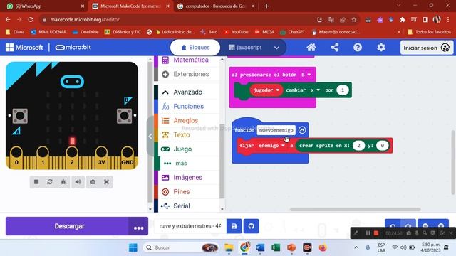 Juego Naves Y Enemigos Make Code