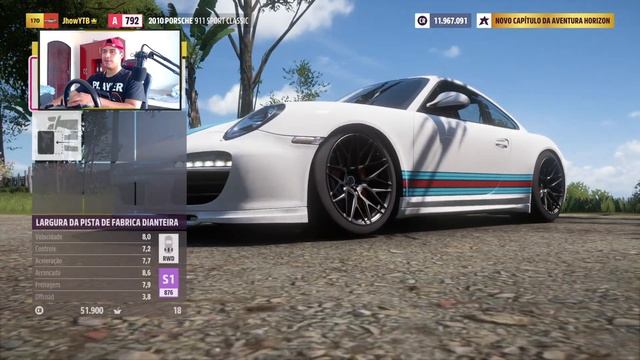 FORZA HORIZON 5 - NOVA PORSCHE 911 SPORT CLASSIC 650HP+? | VOLANTE SIMULADOR LOGITECH G27 смотреть онлайн