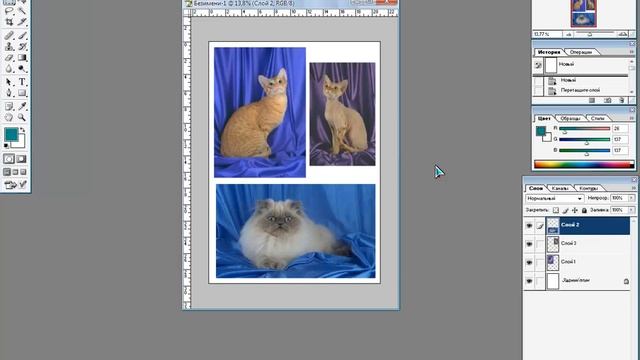 Научимся уменьшать и увеличивать фото Photoshop CS урок №3 смотреть онлайн