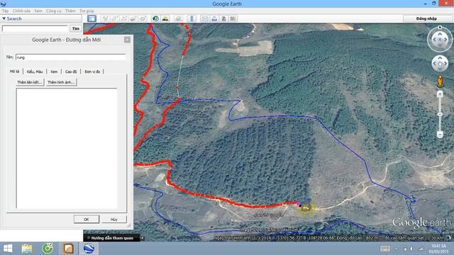 Khoanh vẽ trên google earth và chuyển vào mapinfo смотреть онлайн