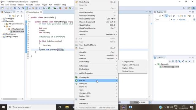 factorial in java/scanner object/non-recursive function/beginners/coding_tutorials__/int data type смотреть онлайн