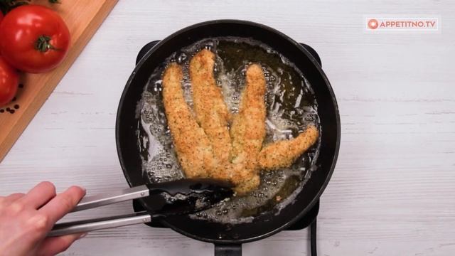 Вкуснее наггетсов! Куриная грудка в хрустящей панировке - сочетается с любым соусом смотреть онлайн