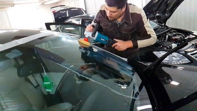 Полировка лобового стекла в СПБ. смотреть онлайн