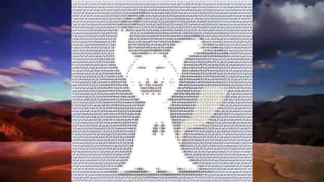 Аниме Анимация / Anime ASCII Art animation смотреть онлайн
