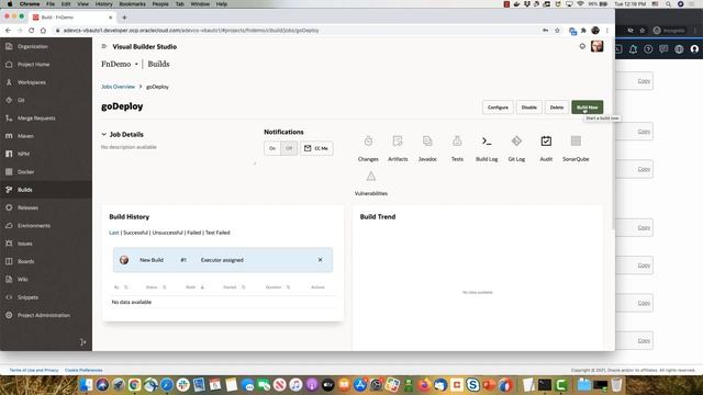 CI/CD Automation for Oracle Cloud Functions with Visual Builder Studio смотреть онлайн