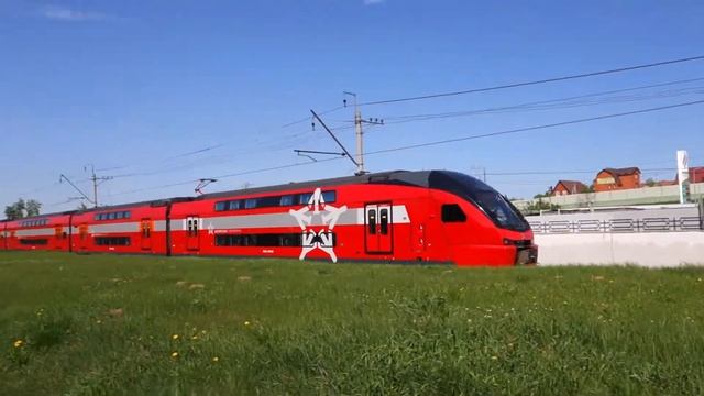 ЭШ2-024 аэроэкспресс из аэропорта Домодедово на Павелецкий вокзал. смотреть онлайн