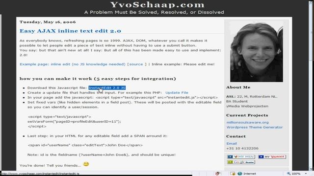 Easy Ajax Inline Text Editor (webreview.us) смотреть онлайн