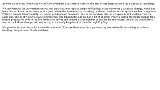 Version control and branching when using Oracle смотреть онлайн