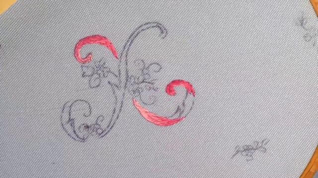 Letter X - Satin Stitch - letter EMBROIDERY - Floral Antique Embroidery смотреть онлайн