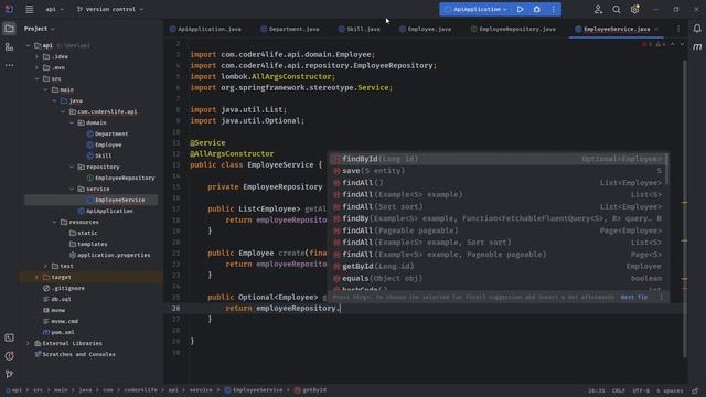 Building an Employee Management API in Spring Boot 3 смотреть онлайн