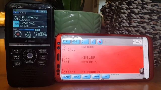 ICOM ID-52 with DV mega on Dstar ref30c смотреть онлайн