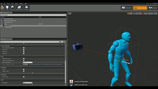 Unreal Engine 4 Tutorial - Camera Lag смотреть онлайн
