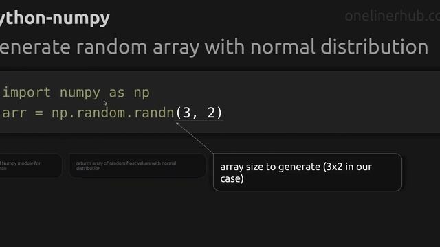 Generate random array with normal distribution смотреть онлайн