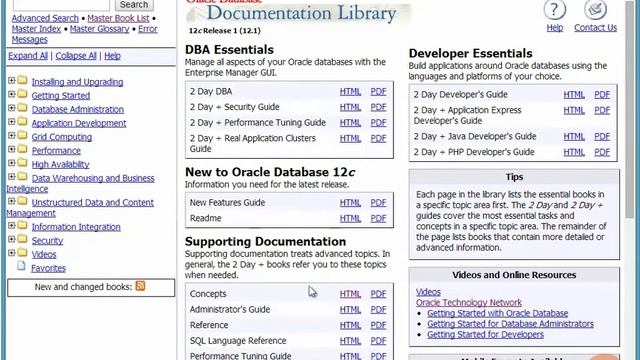 07 04 Demo 1 Touring the Oracle Documentation смотреть онлайн