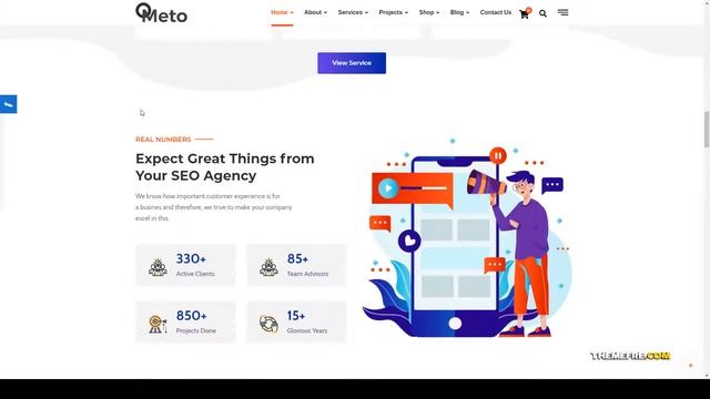 Meto SEO and Marketing WordPress Theme rtl supported wordpress theme digital marketing Kijima смотреть онлайн