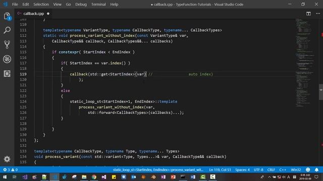 23 - (Advanced) C++ Standard Library Callback Pattern with Lambda 2/N смотреть онлайн
