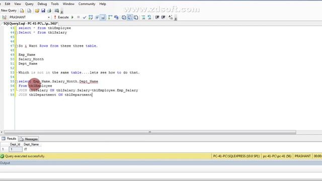 Join More than 2 table In SQL смотреть онлайн