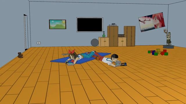 Making of a manga stlyed channelart with Blender and Gimp смотреть онлайн