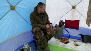 Обзор газового баллона и инфракрасной горелки, которые я использую для обогрева палатки.