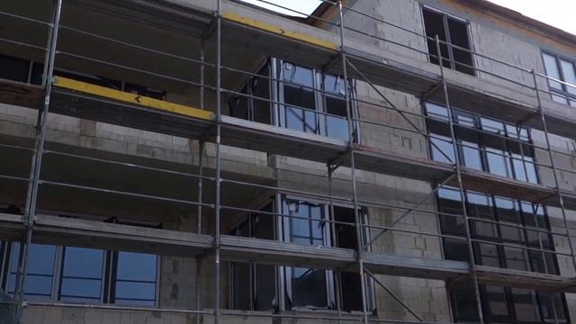 Строительство  жилых  домов  в  Германии.