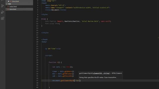 Javascript Tutorials for Beginners - date object project смотреть онлайн