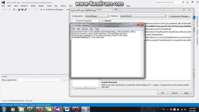 How to setup Opencl in Visual Studio 2013 смотреть онлайн