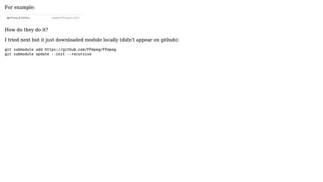 How to add remote submodule to my github project? смотреть онлайн