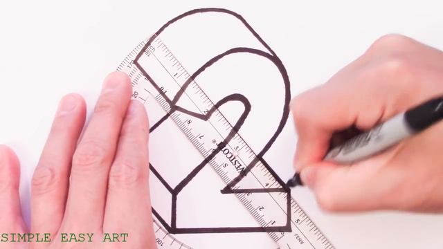 How to Draw the Number 2 in 3D смотреть онлайн
