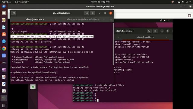 How to Fix ssh connect to host | ssh connect to host port 22 connection timed out Ubuntu смотреть онлайн