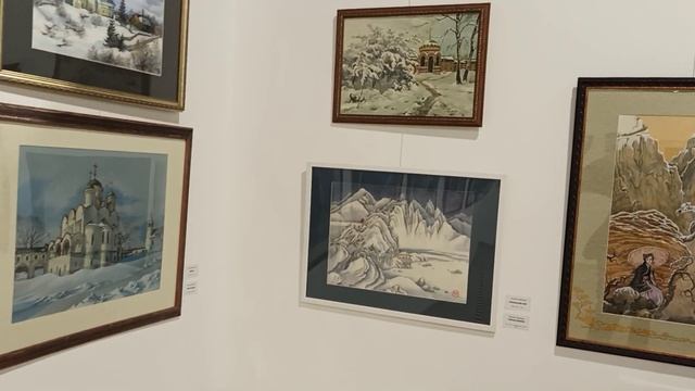 Влад Красноярский. Панорама выставки "Зимние сновидения" смотреть онлайн