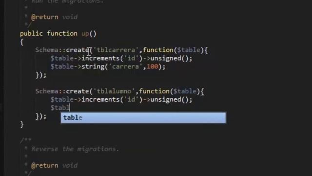 Framework Laravel: Trabajar con migraciones смотреть онлайн