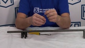 Вязальная проволока. Вязка арматуры крючком.