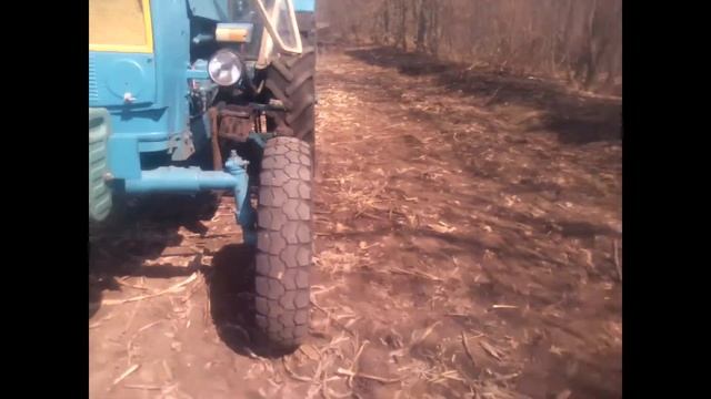 ремонт юмза и пробный выезд в поле пахать 2018 смотреть онлайн