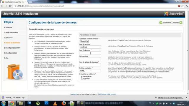 Installation Joomla 2.5 : comment installer Joomla смотреть онлайн