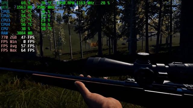 Hunting Simulator | GTX 770 2GB + i5-3450 + 8GB RAM смотреть онлайн