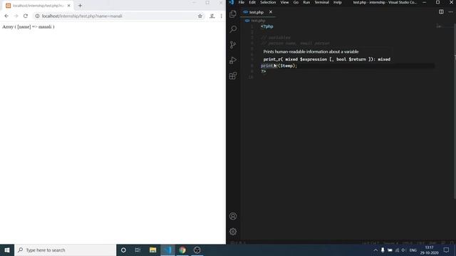 Introduction to PHP · Variables, associative arrays, echo statement, foreach loop & generating HTML смотреть онлайн
