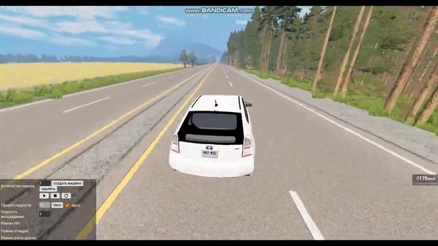 Батя подарил сыну новую Тайоту Приус! Сын без прав несётся 200 км/ч! | BeamNG.drive смотреть онлайн