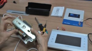 Подключение замка Cisa 1A721-00-0 к домофону через бустер Cisa 07022.00.0