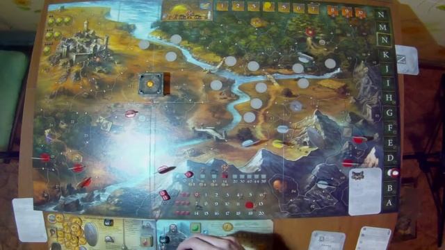 Настольная игра Андор. Прохождение соло легенды "Охота" смотреть онлайн