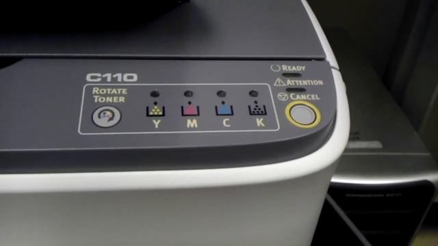 OKI C110 All Lights flashing Problem смотреть онлайн