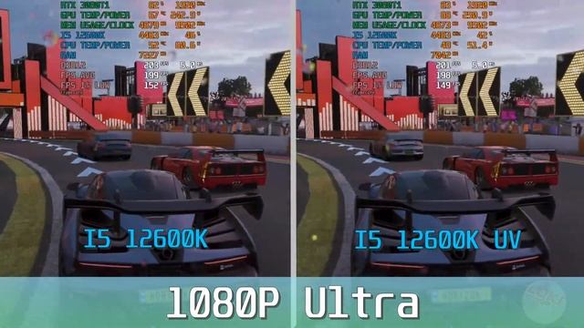Intel Core I5 12600K Undervolt Gaming Benchmark 1080P RTX 3080TI! Save 20% Power!