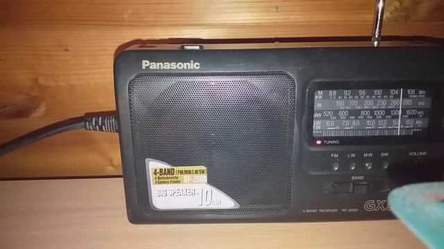 СВ, ДВ, КВ диапазон на радиоприёмник Panasonic GX500 20.10.2021 смотреть онлайн